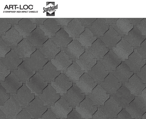 Art-Loc Shingles Pewter color 